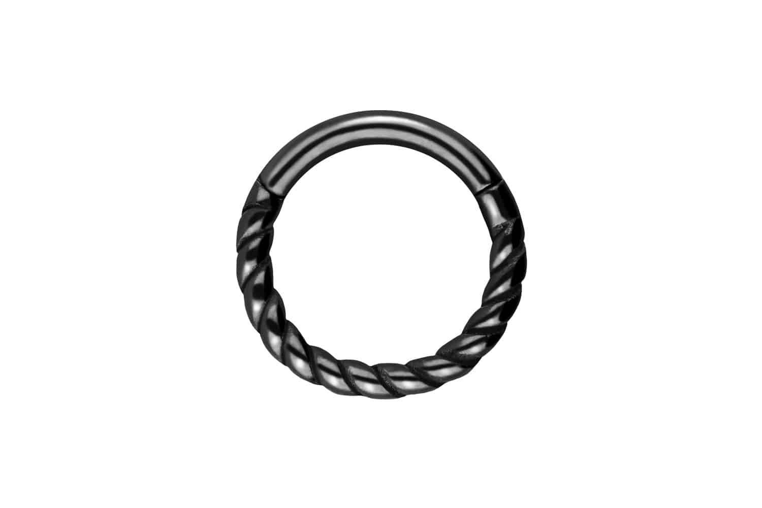 Surgical steel segment ring clicker TWISTED