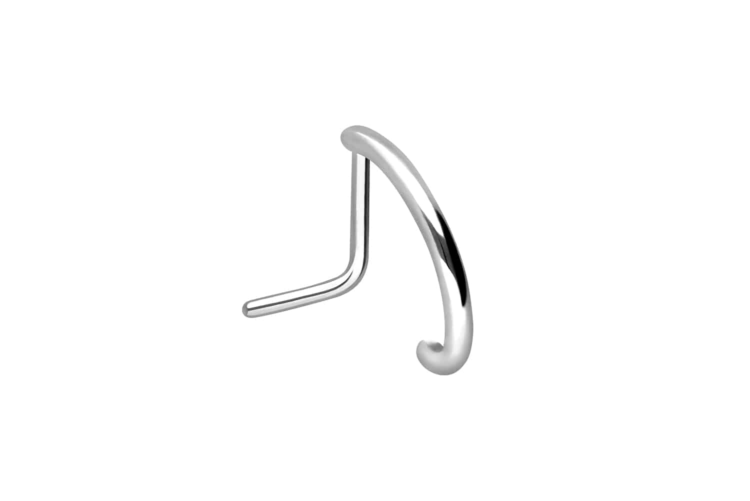 Surgical steel nose stud ROUND DESIGN