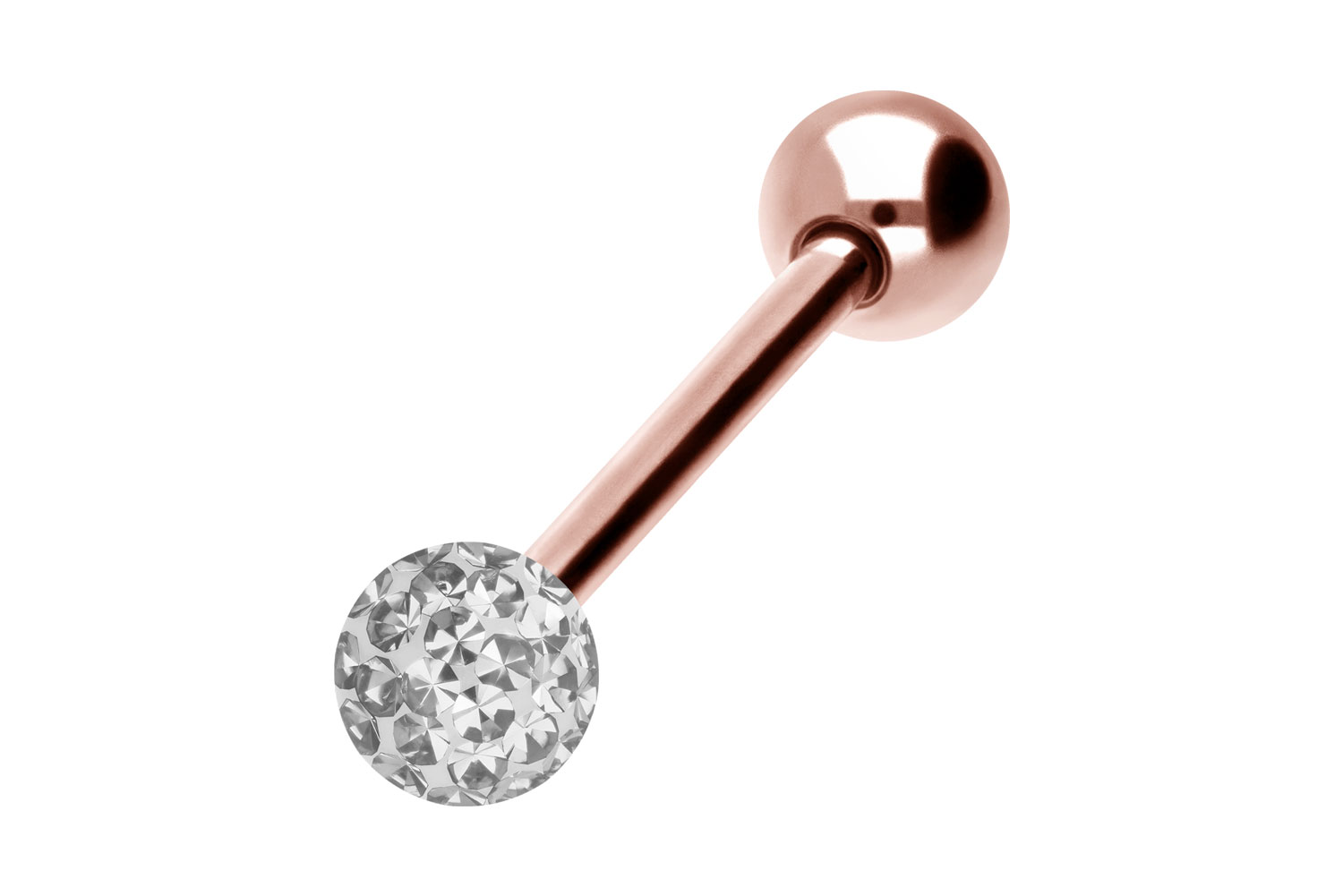 Titanium barbell EPOXY + TITANIUM BALL