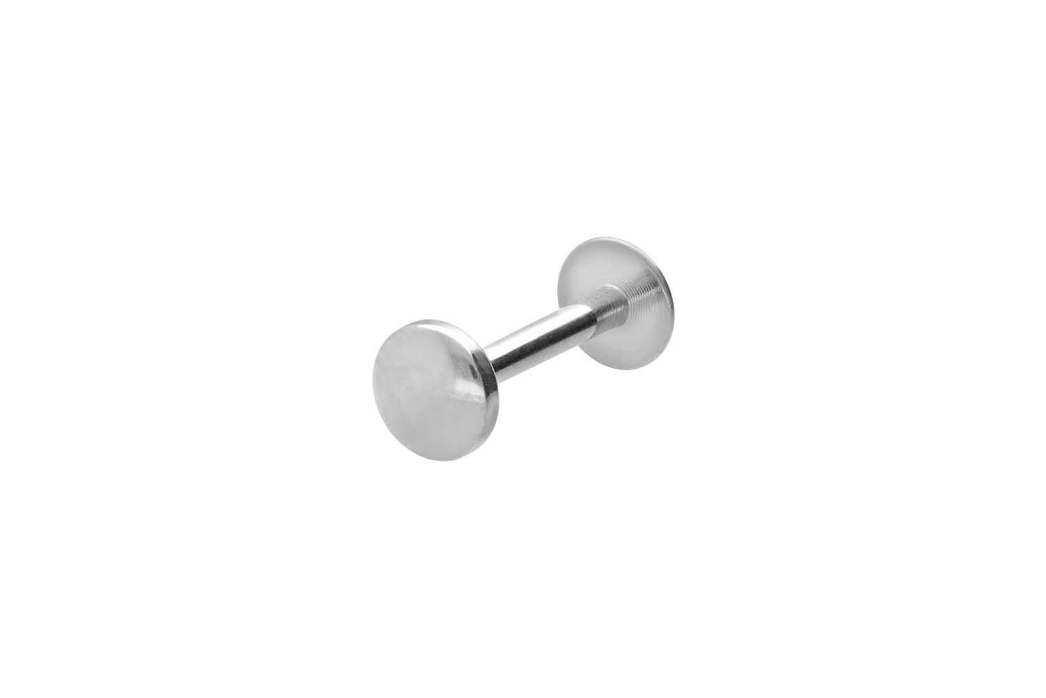 Chirurgenstahl Labret mit Innengewinde FLAT-DISC