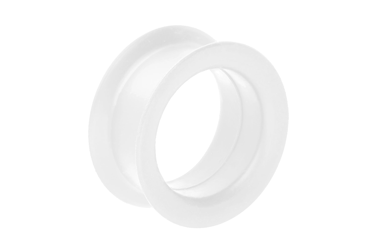 Silicone double flared tunnel SINGLE COLORED
