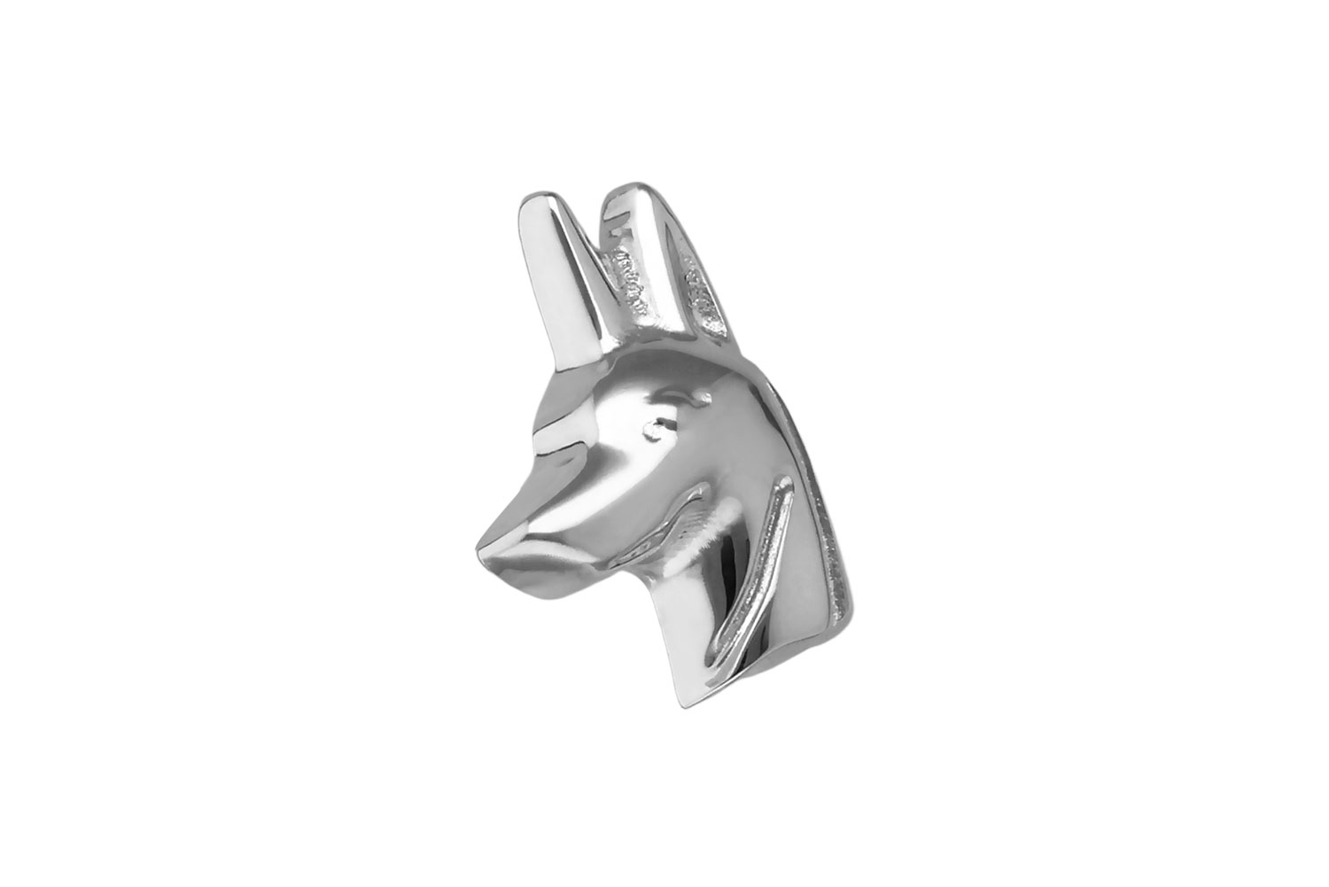 Titanium screw-in attachment with external thread ANUBIS HEAD