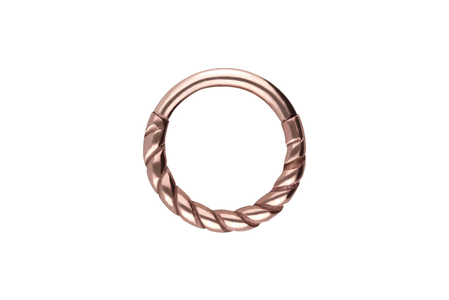 Surgical steel segment ring clicker TWISTED