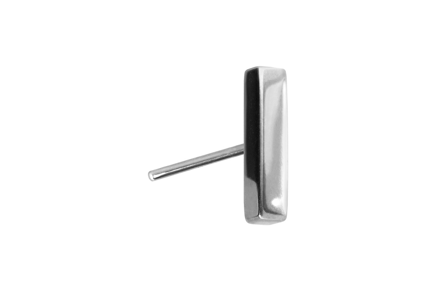 Titanium attachment with push pin BAR