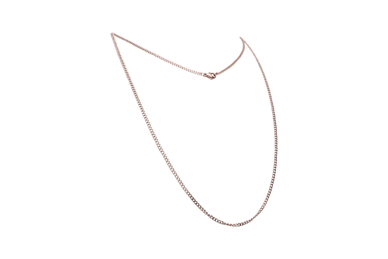 Surgical steel curb chain