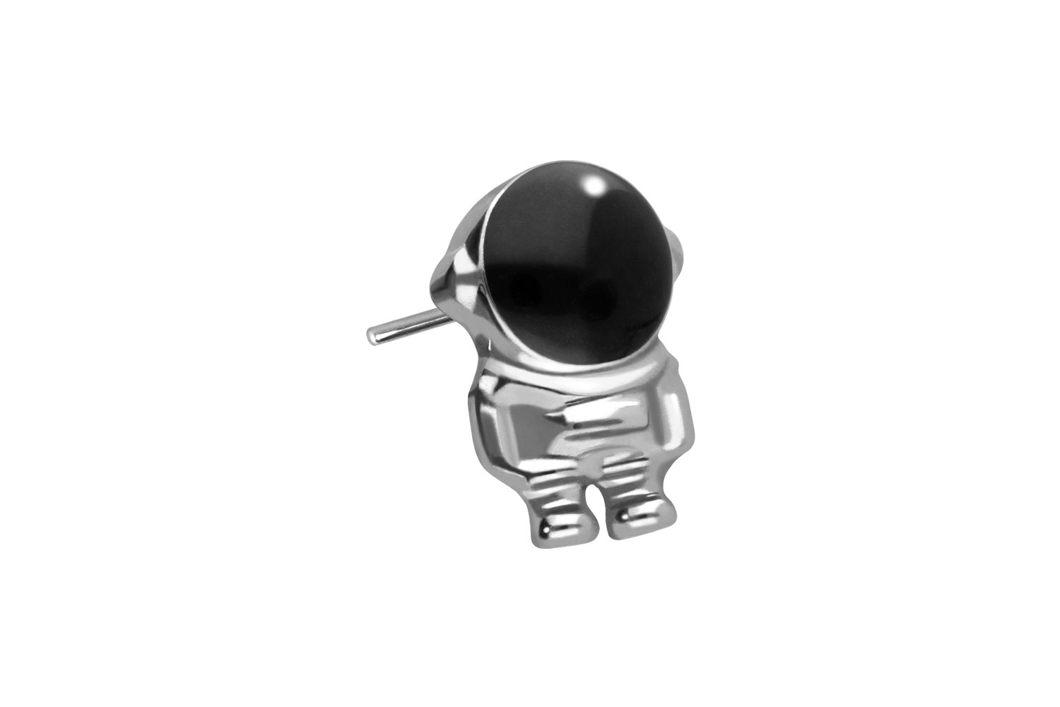 Titanium attachment with push pin ASTRONAUT