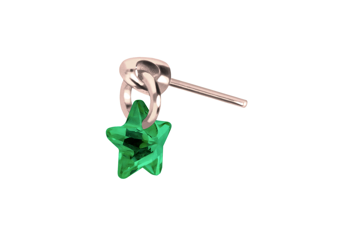 Titanium attachment with push pin CRYSTAL STAR