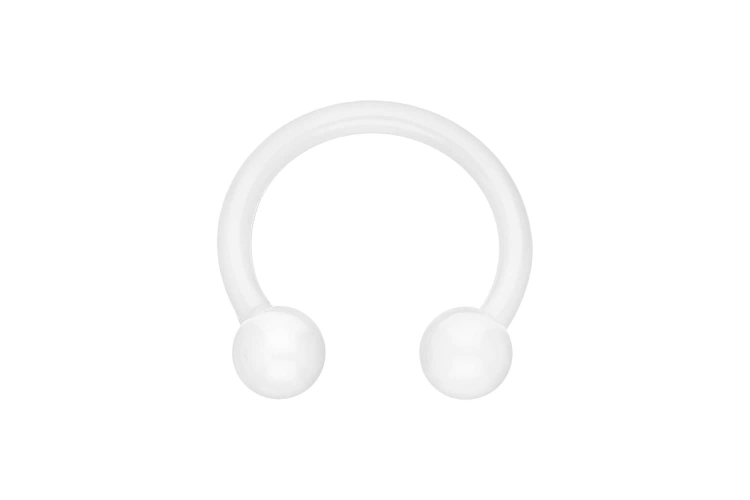 Acrylic circular barbell flexible UNI COLORED