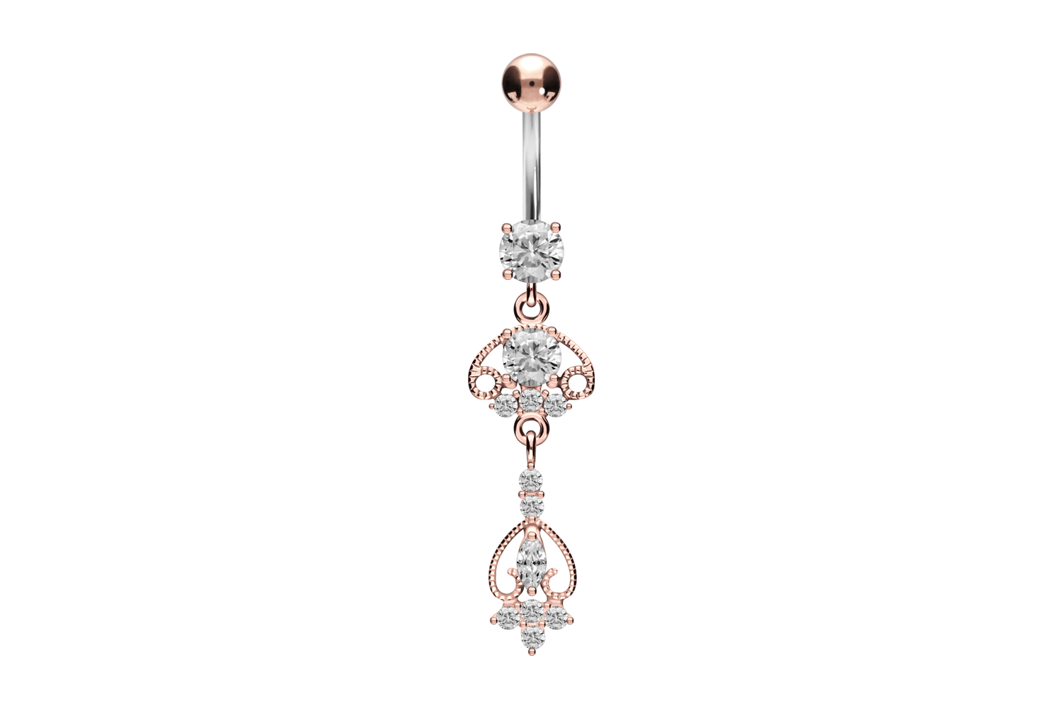 Titan Bananabell mit 925er Silber-Design ORIENTALISCHES DESIGN