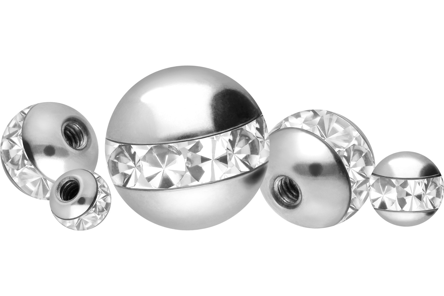 Titanium screw-in ball EPOXY RING