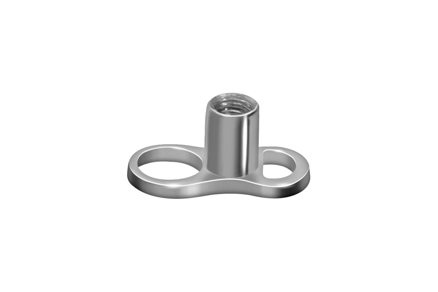 Titanium mini dermal anchor