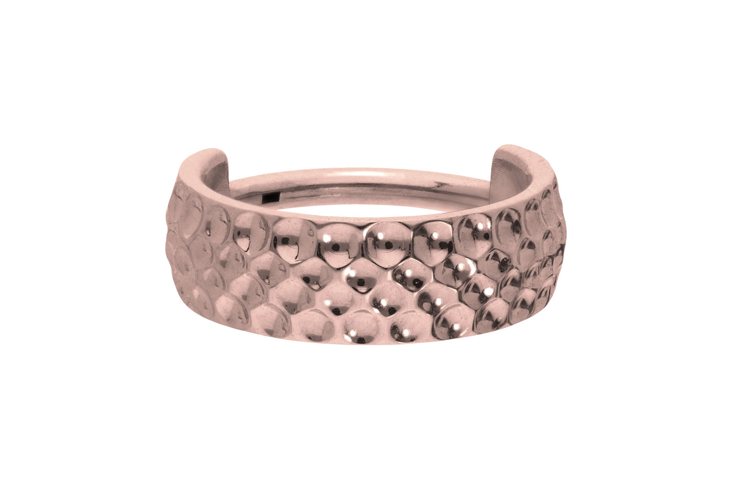 Titanium segment ring clicker STRUCTURE