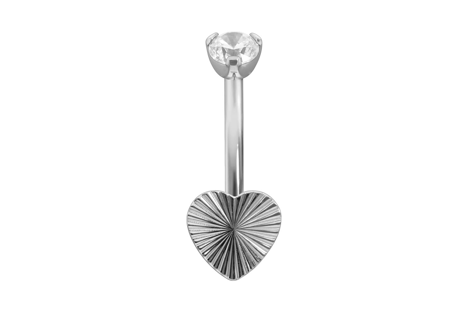 Titanium bananabell with internal thread HEART