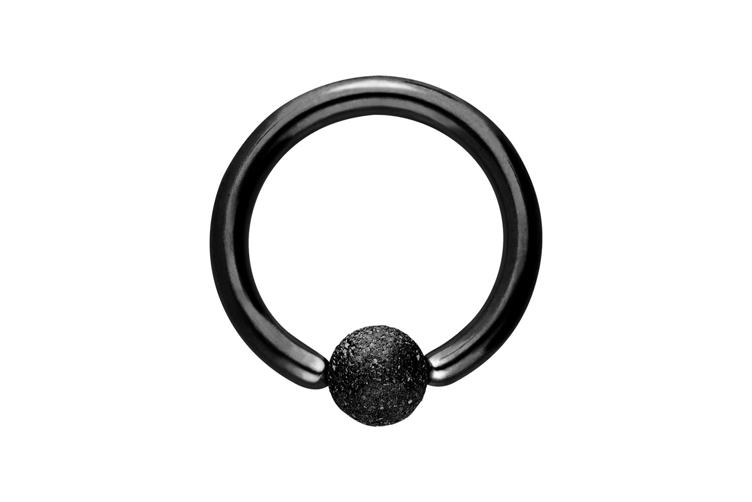 Surgical steel ball closure ring DIAMOND LOOK