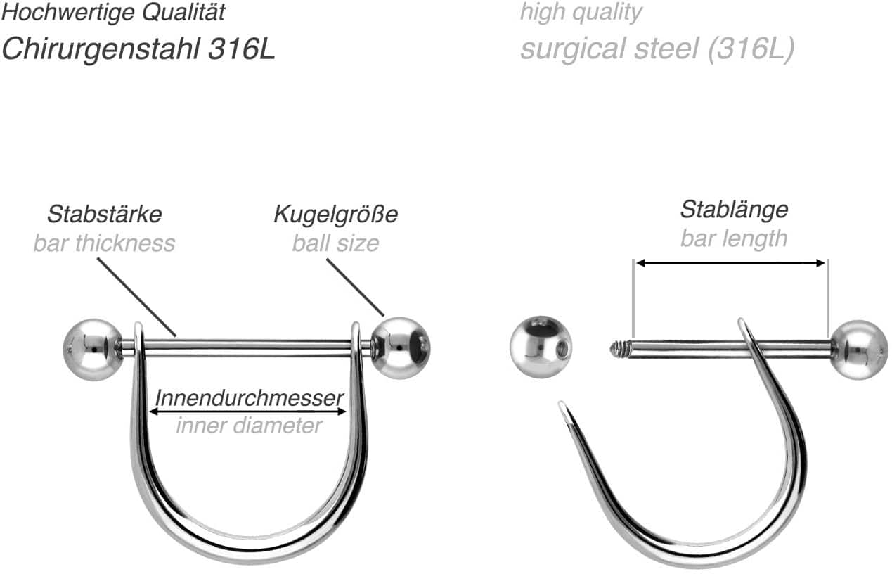 Surgical steel breast bow