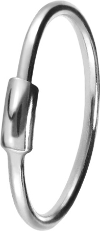 925 silver nose ring BAR - bendable