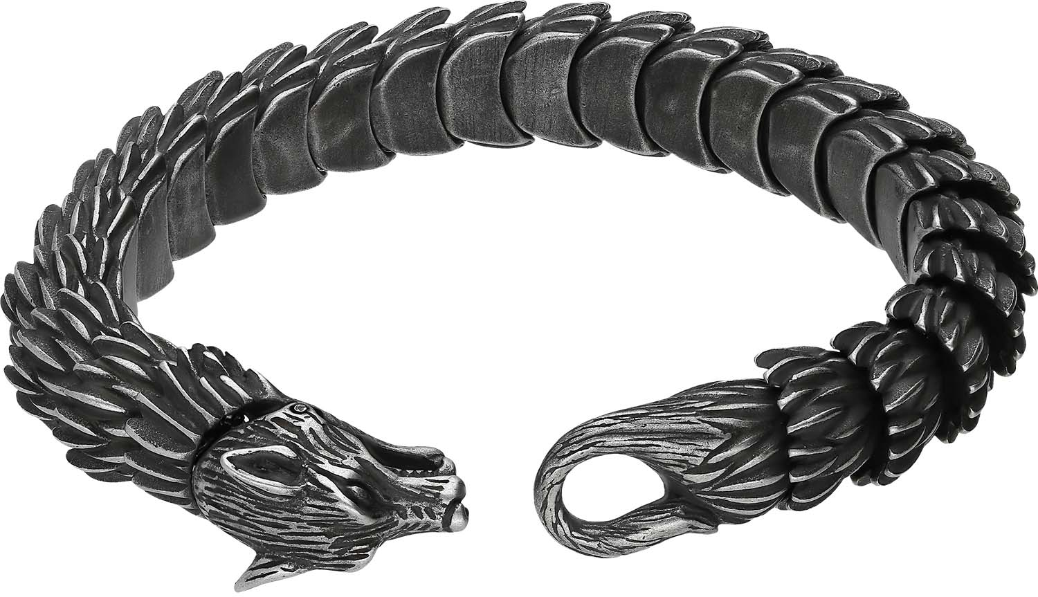 Surgical steel bracelet WOLF
