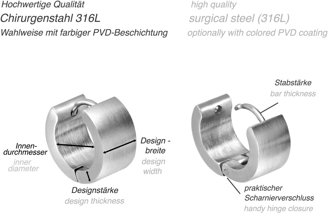 Surgical steel creoles