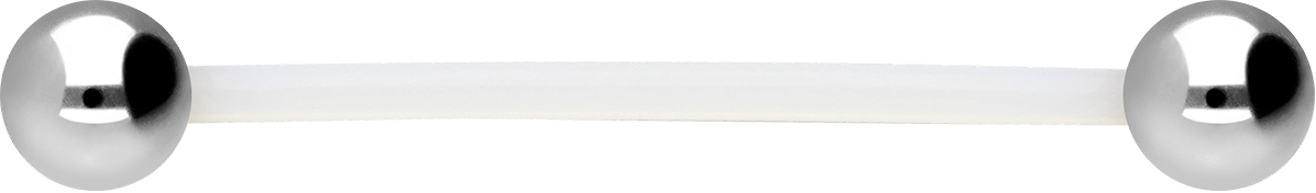PTFE Barbell 1,6 x 24 mm + Titan-Kugeln