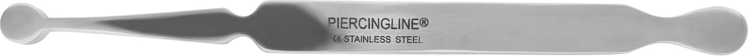 Stainless steel ball gripping tweezers