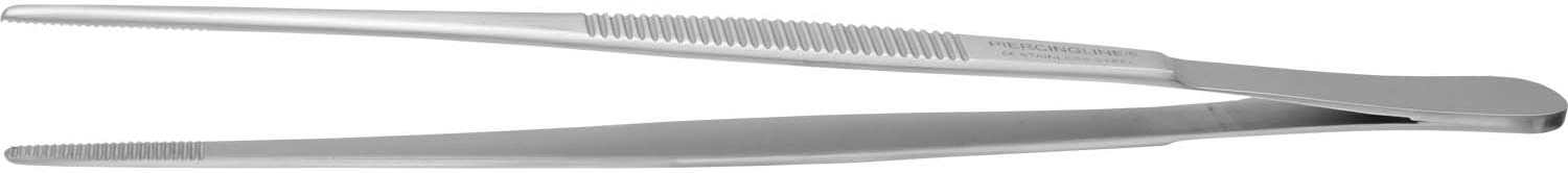 Stainless steel tweezers with crocodile serration
