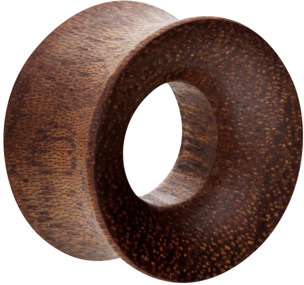Wood double flared tunnel