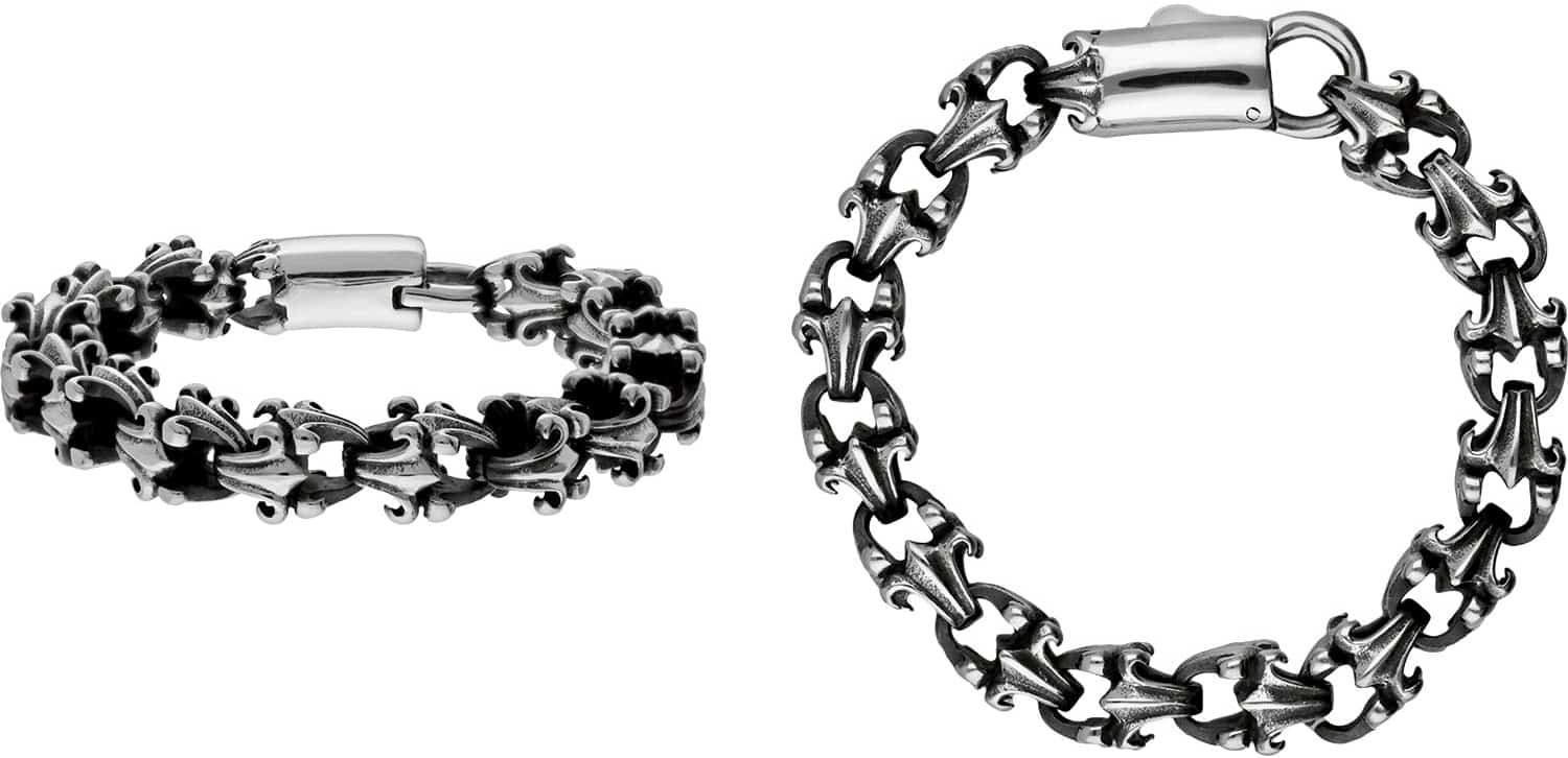 Surgical steel bracelet LILIES