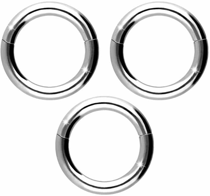 SET Titanium segment ring clicker