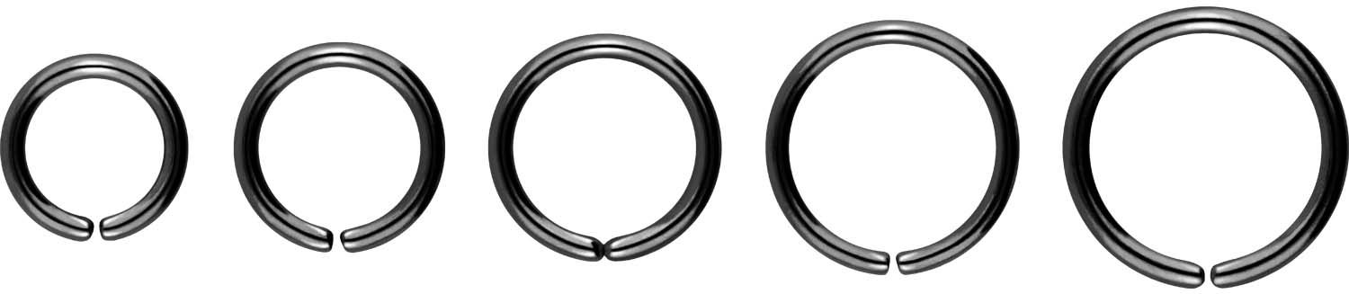 Surgical steel o-ring - bendable